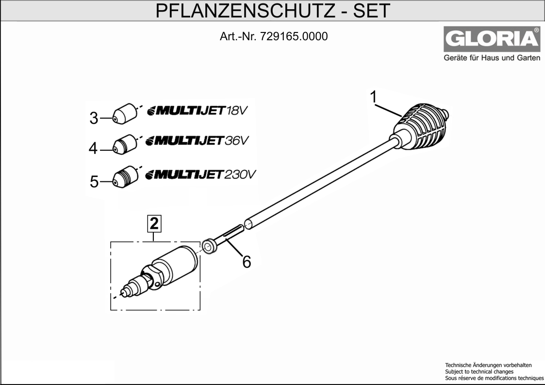 MultiJet Pflanzenschutz Set (Ersatzteile) MultiJet Pflanzenschutz Set (Ersatzteile)