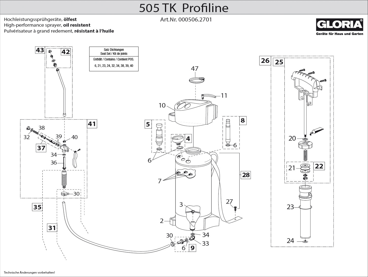 505 TK Profiline 505 TK Profiline